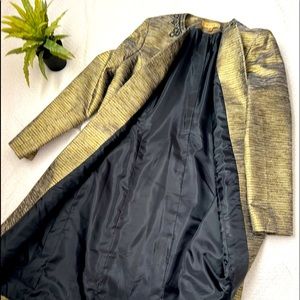 KASPER 🔴Beauty&Spectacular🔴  Long Jacket Suit  Embroided- Gala Texture.